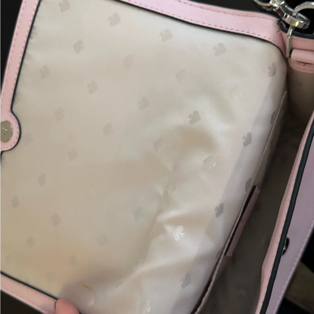 KATE SPADE PINK FLORAL CONVERTIBLE CROSSBODY - Picture 5 of 5